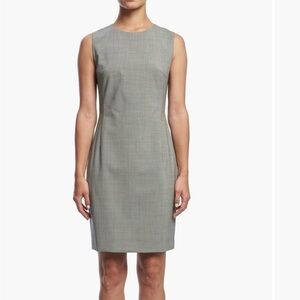 Theory Gray Sleeveless Dress